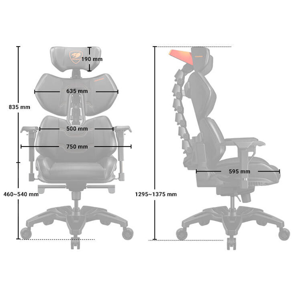 Cougar Terminator Gaming Chair, black Cougar Terminator Gaming Chair, black