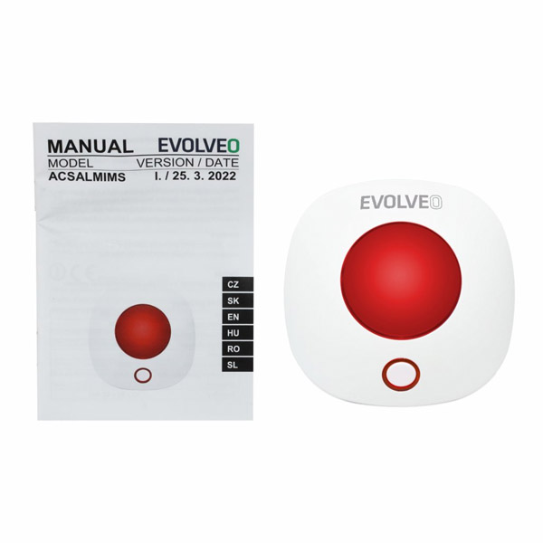 Evolveo Alarmex Pro, bezdrôtová vnútorná siréna Evolveo Alarmex Pro, bezdrôtová vnútorná siréna