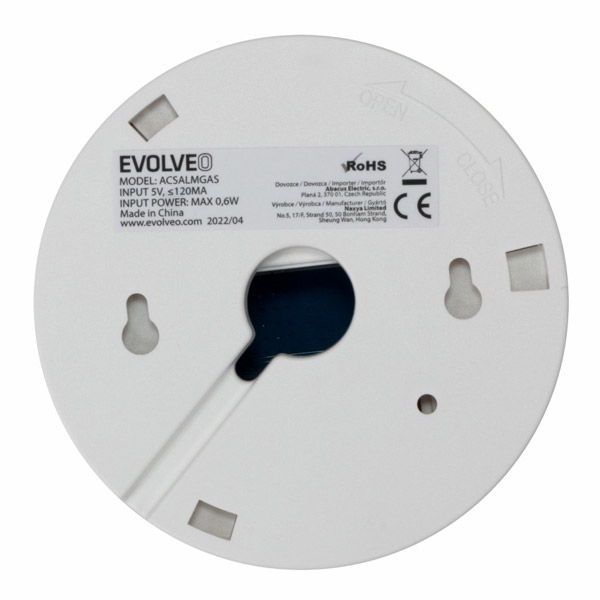 Evolveo Alarmex Pro, bezdrôtový detektor horľavých plynov