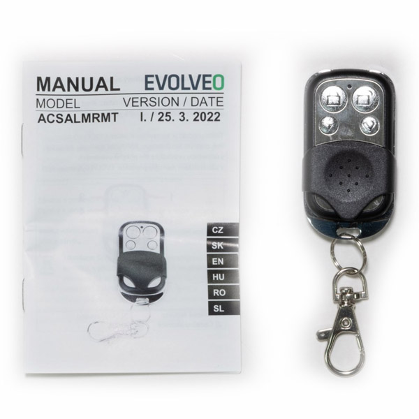 Evolveo Alarmex Pro, diaľkový ovládač/kľúčenka