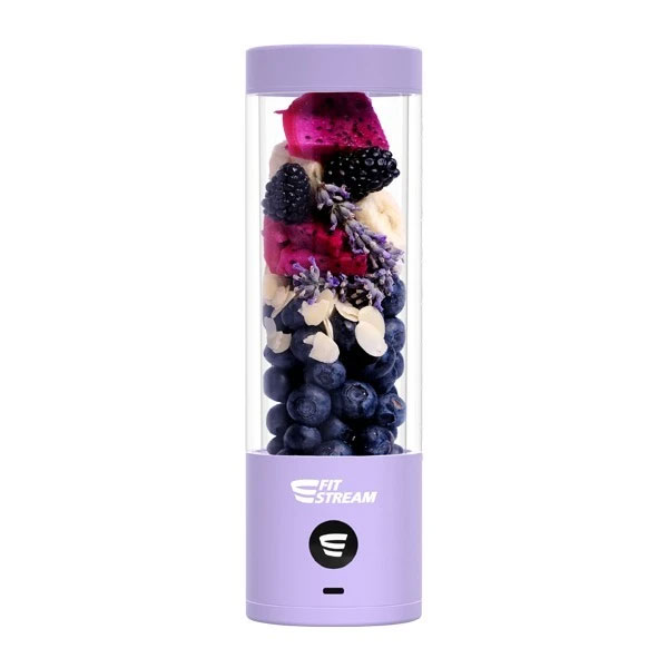 FitStream Pro Lavander , prenosný, USB nabíjatelný mixér