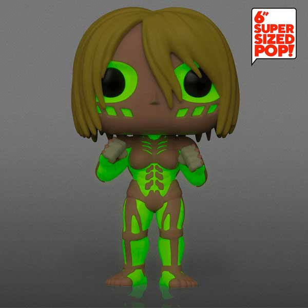 POP! Animation: Female Titan (Attack on Titan) Special Edition 15 cm (Glows in The Dark)
