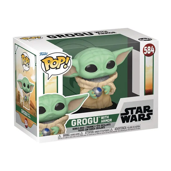 POP! Grogu with Armor (Star Wars: Book of Boba Fett)