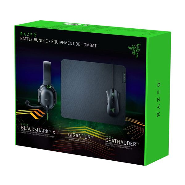 Razer Battle Bundle (BlackShark V2 X, Death Adder V2, Gigantus V2 Medium)