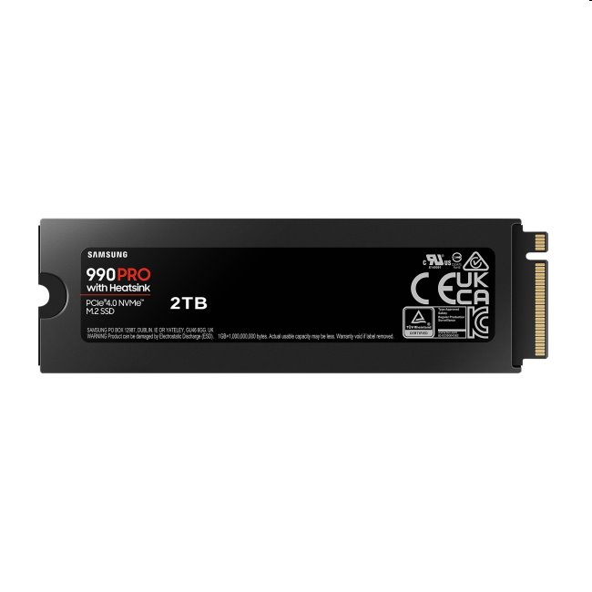 Samsung SSD 990 PRO s chladičom, 2TB, NVMe M.2