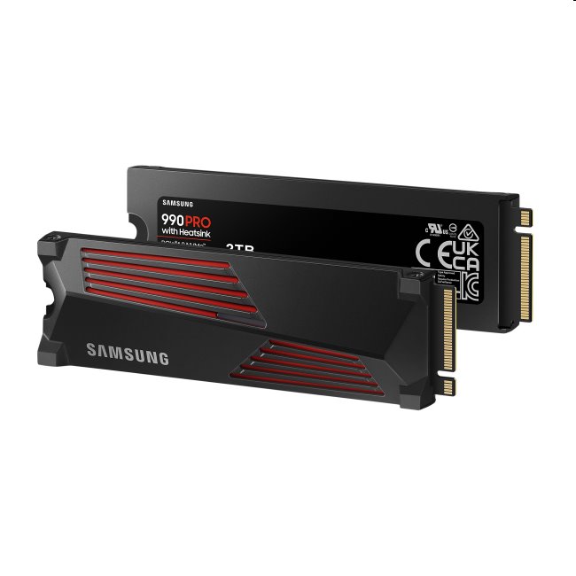 Samsung SSD 990 PRO s chladičom, 2TB, NVMe M.2