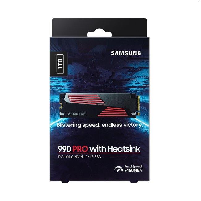 Samsung SSD disk 990 PRO s chladičom, 1 TB, NVMe M.2