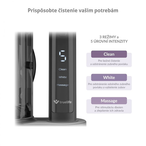 TrueLife sonická zubná kefka K150 UV TrueLife sonická zubná kefka K150 UV