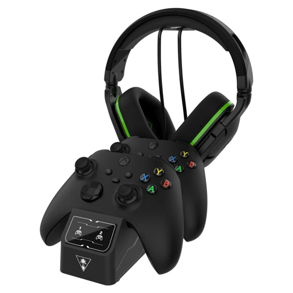 Turtle Beach Fuel Dual Controller nabíjacia stanica a stojan na slúchadlá pre Xbox, čierna