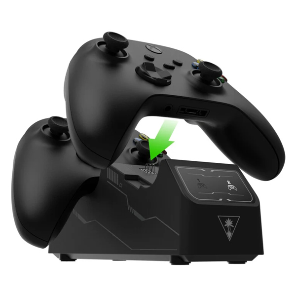 Turtle Beach Fuel Dual Controller nabíjacia stanica a stojan na slúchadlá pre Xbox, čierna