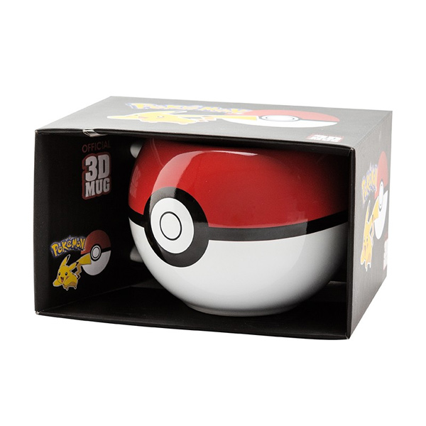 3D hrnček Pokeball (Pokémon) 400 ml