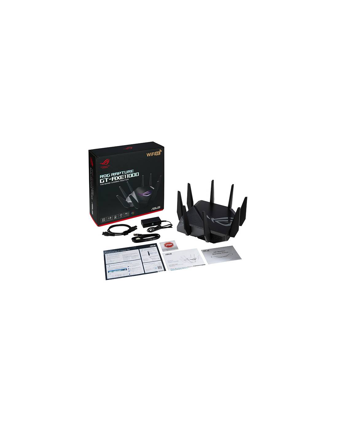 Asus ROG Rapture GT-AXE11000 trojpásmový Wi-Fi 6E router Asus ROG Rapture GT-AXE11000 trojpásmový Wi-Fi 6E router