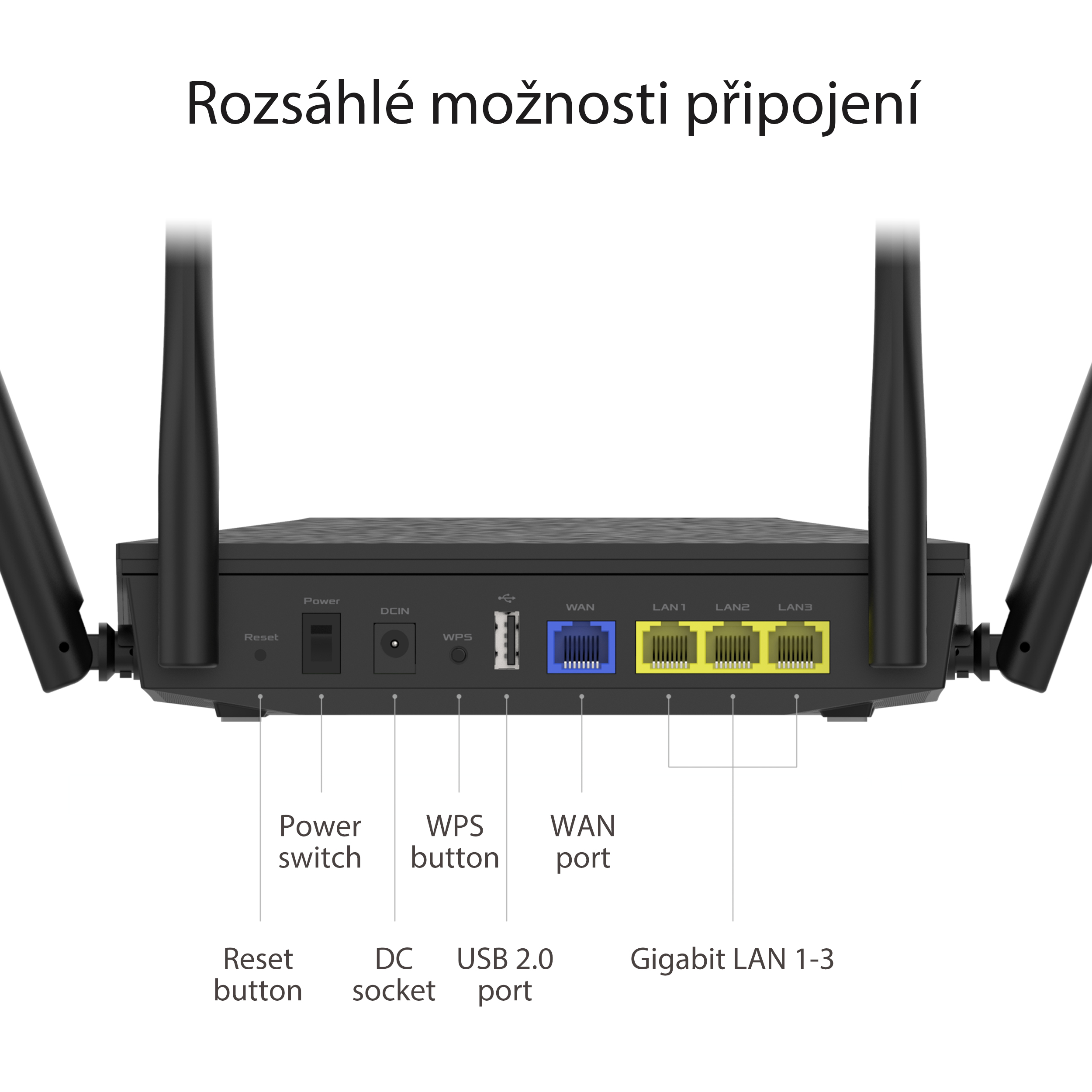 Asus RT-AX53U dvojpásmový Wi-Fi 6 router