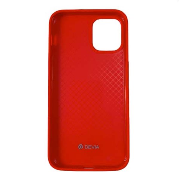 Devia kryt Nature Series Silicone Case pre Apple iPhone 12 mini, červené