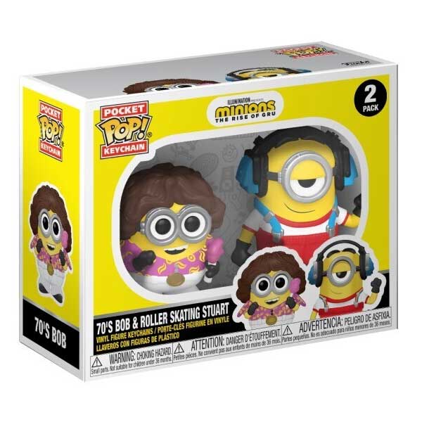 Funko POP! 2 Pack Kľúčenky Bob & Roller Skating Stuart (Minions) Funko POP! 2 Pack Kľúčenky Bob & Roller Skating Stuart (Minions)