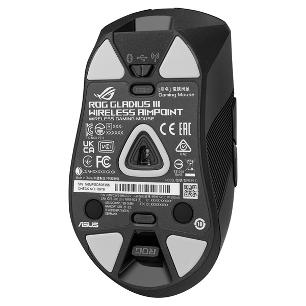 Herná bezdrôtová myš ASUS ROG Gladius III Aimpoint, čierna Herná bezdrôtová myš ASUS ROG Gladius III Aimpoint, čierna