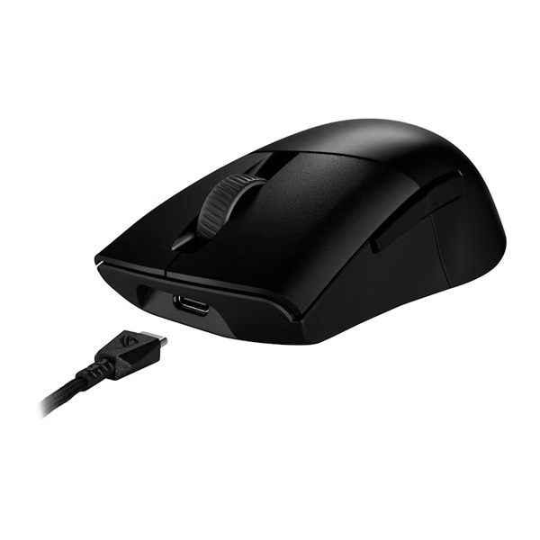 Herná bezdrôtová myš ASUS ROG Keris Aimpoint Lightweight RGB, čierna