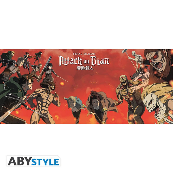 Hrnček Battle scene season 4 (Attack On Titan) 320 ml