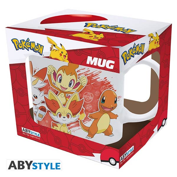 Hrnček Fire Starters White (Pokémon) 320 ml Hrnček Fire Starters White (Pokémon) 320 ml