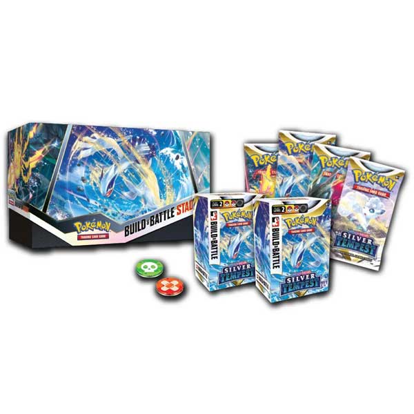 Kartová hra Pokémon TCG: Sword & Shield 12 Silver Tempest Build & Battle Stadium Box (Pokémon)