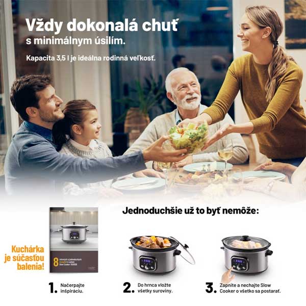 Lauben Multi Cooker 3500SB, multifunkčný hrniec Lauben Multi Cooker 3500SB, multifunkčný hrniec
