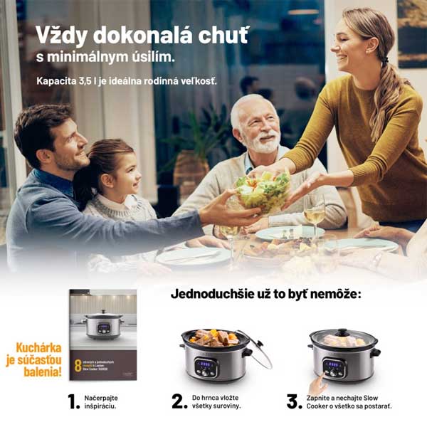 Lauben Multi Cooker 3500SB, multifunkčný hrniec