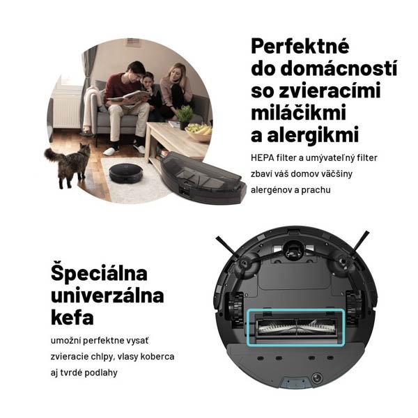 Lauben robotický vysávač 26BB, čierny Lauben robotický vysávač 26BB, čierny