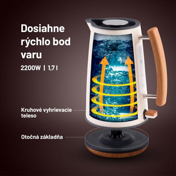 Lauben Rýchlovarná kanvica 17CR