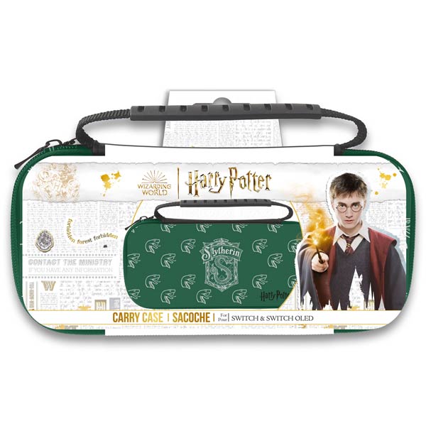 Ochranné puzdro Harry Potter Slytherin pre Nintendo Switch, zelené
