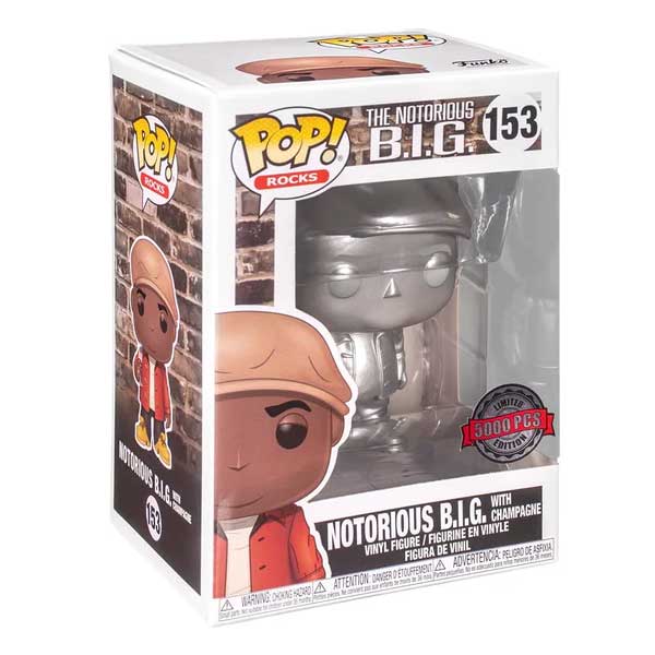 POP! Rocks: The Notorious B.I.G with Champagne Metallic (The Notorious Big) Limited Edition 5000 pcs