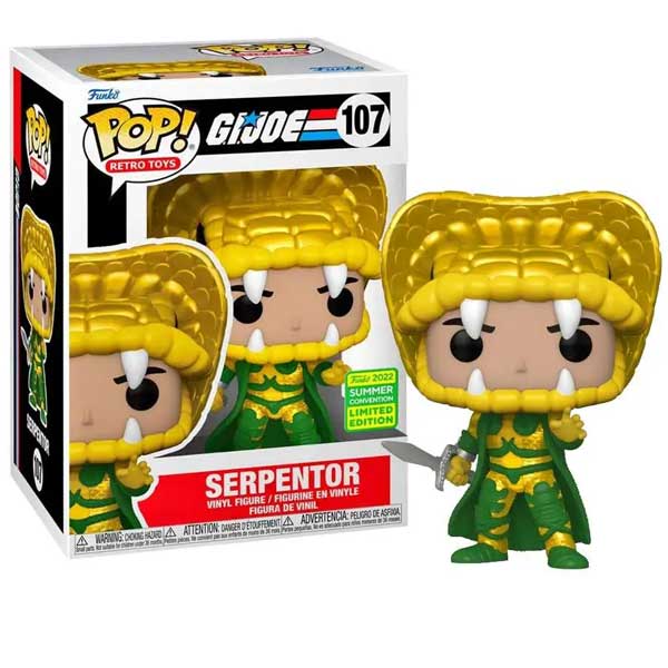 POP! Serpentor (G.I. Joe) 2022 Summer Convention Limited Edition
