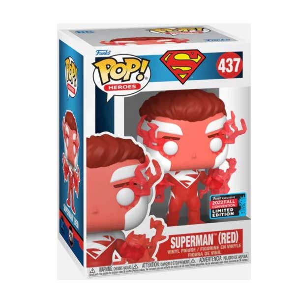 POP! Superman (Red) (DC) 2022 Fall Convention Limited Edition