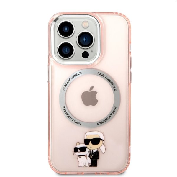 Zadný kryt Karl Lagerfeld MagSafe IML Karl and Choupette NFT pre Apple iPhone 14 Pro Max, ružová Zadný kryt Karl Lagerfeld MagSafe IML Karl and Choupette NFT pre Apple iPhone 14 Pro Max, ružová