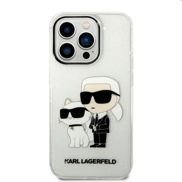 Zadný kryt Karl Lagerfeld MagSafe IML pre Apple iPhone 14 Pro Max, transparentná