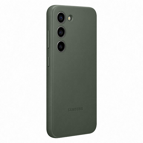 Zadný kryt Leather Cover pre Samsung S23, zelená Zadný kryt Leather Cover pre Samsung S23, zelená