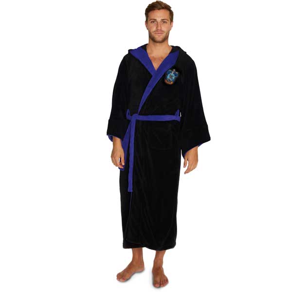 Župan Bathrobe Ravenclaw Fleece Black Blue (Harry Potter)