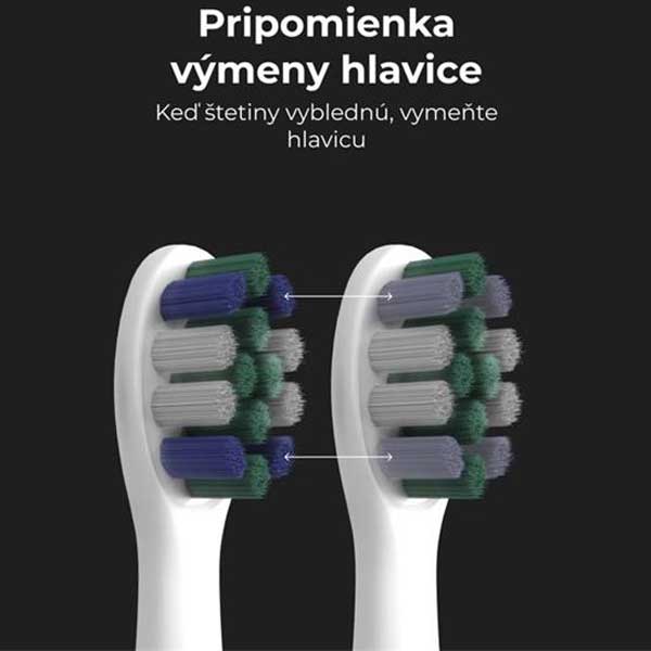 Aeno Sonická zubná kefka DB8, Biela, 3 módy,30000 ot/min,IPX7 Aeno Sonická zubná kefka DB8, Biela, 3 módy,30000 ot/min,IPX7