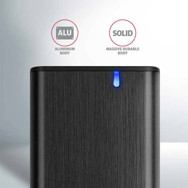 AXAGON EEM2-SB2 USB-C 3.2 Gen 2 - M.2 NVMe a SATA SSD kovový RAW box bez skrutiek, čierny AXAGON EEM2-SB2 USB-C 3.2 Gen 2 - M.2 NVMe a SATA SSD kovový RAW box bez skrutiek, čierny