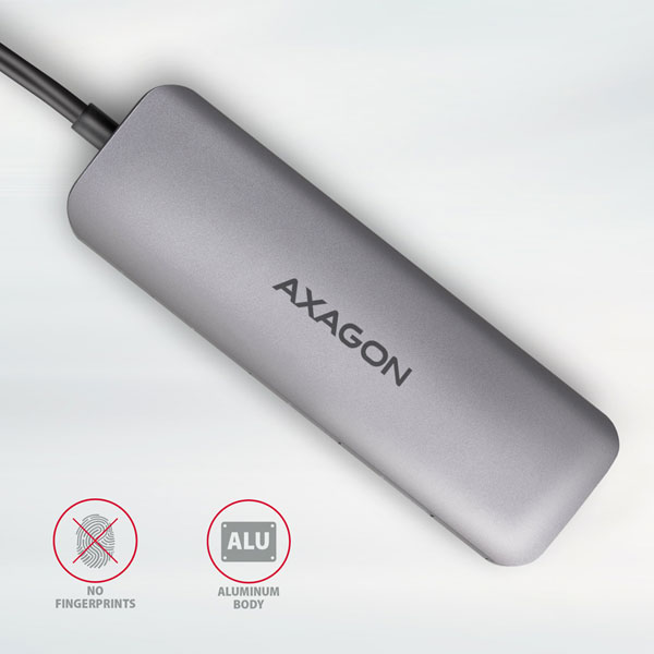 AXAGON HMC-HCR3A 3x USB-A + HDMI + SD/microSD, USB-C 3.2 Gen 1 hub, 20 cm USB-C kábel AXAGON HMC-HCR3A 3x USB-A + HDMI + SD/microSD, USB-C 3.2 Gen 1 hub, 20 cm USB-C kábel