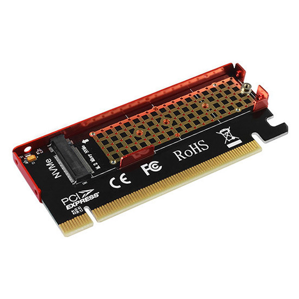 AXAGON PCEM2-S PCI-E 3.0 16x - M.2 SSD NVMe, do 80 mm SSD, key slot adaptér, kovový kryt pre pasívne chladenie AXAGON PCEM2-S PCI-E 3.0 16x - M.2 SSD NVMe, do 80 mm SSD, key slot adaptér, kovový kryt pre pasívne chladenie