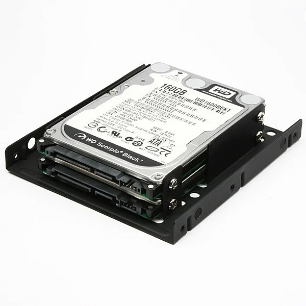 AXAGON RHD-225 redukcia pre 2x 2,5" HDD na 3,5" pozície