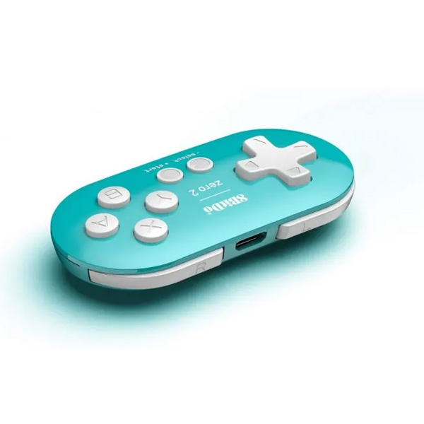 Bezdrôtový ovládač 8BitDo Zero 2, tyrkysový Bezdrôtový ovládač 8BitDo Zero 2, tyrkysový