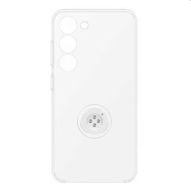 Zadný kryt Clear Gadget pre Samsung Galaxy S23 Plus, transparentná (s odnímateľným úchytom) Zadný kryt Clear Gadget pre Samsung Galaxy S23 Plus, transparentná (s odnímateľným úchytom)