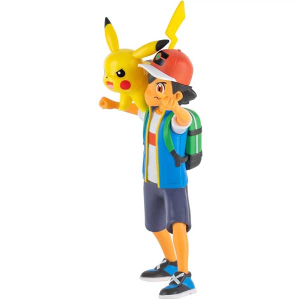 Figúrka Battle Feature Ash & Pikachu (Pokemon)