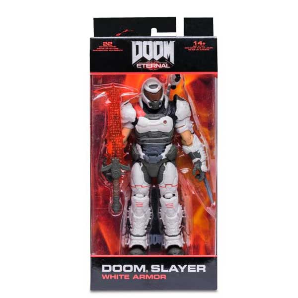 Figúrka Doom Slayer White Armor Gold Label Series (Doom Eternal)