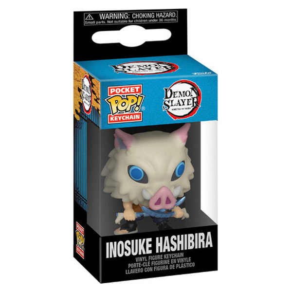 Funko POP! Kľúčenka Inosuke Hashibira (Demon Slayer)