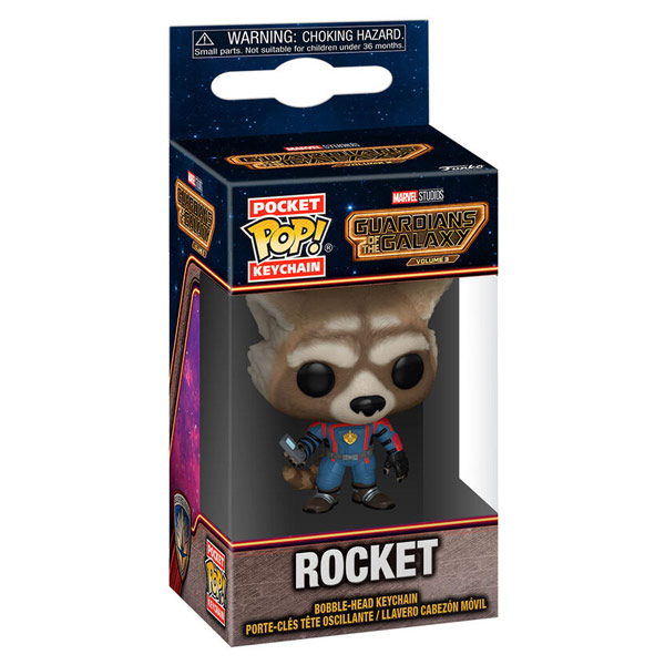 Funko POP! Kľúčenka Rocket Guardians of The Galaxy (Marvel)
