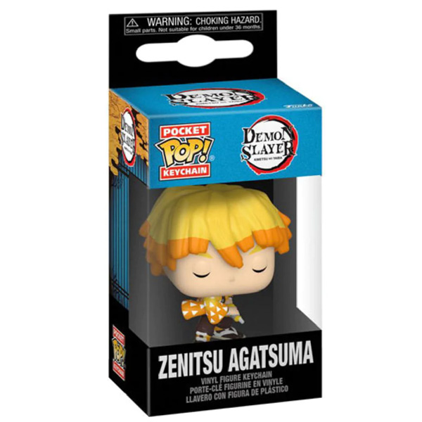 Funko POP! Kľúčenka Zenitsu Agatsuma (Demon Slayer)