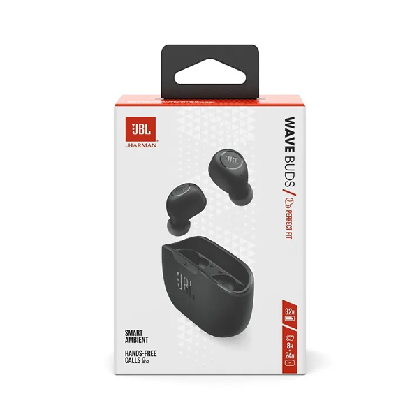 JBL Wave Buds, čierne JBL Wave Buds, čierne
