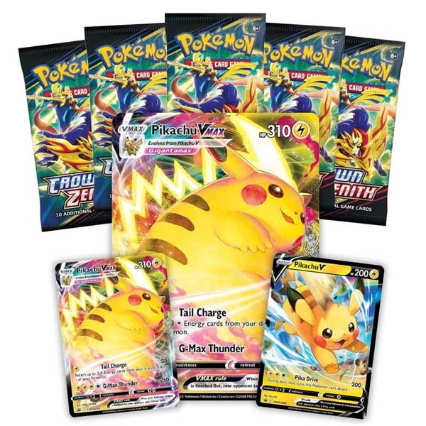 Kartová hra Pokémon TCG: Sword & Shield 12.5 Crown Zenith Pikachu VMAX Special Collection (Pokémon)